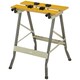 image 6 of DURHAND 4-in-1 Work Bench Adjustable Saw Horse Clamp Table Foldable Grey Black