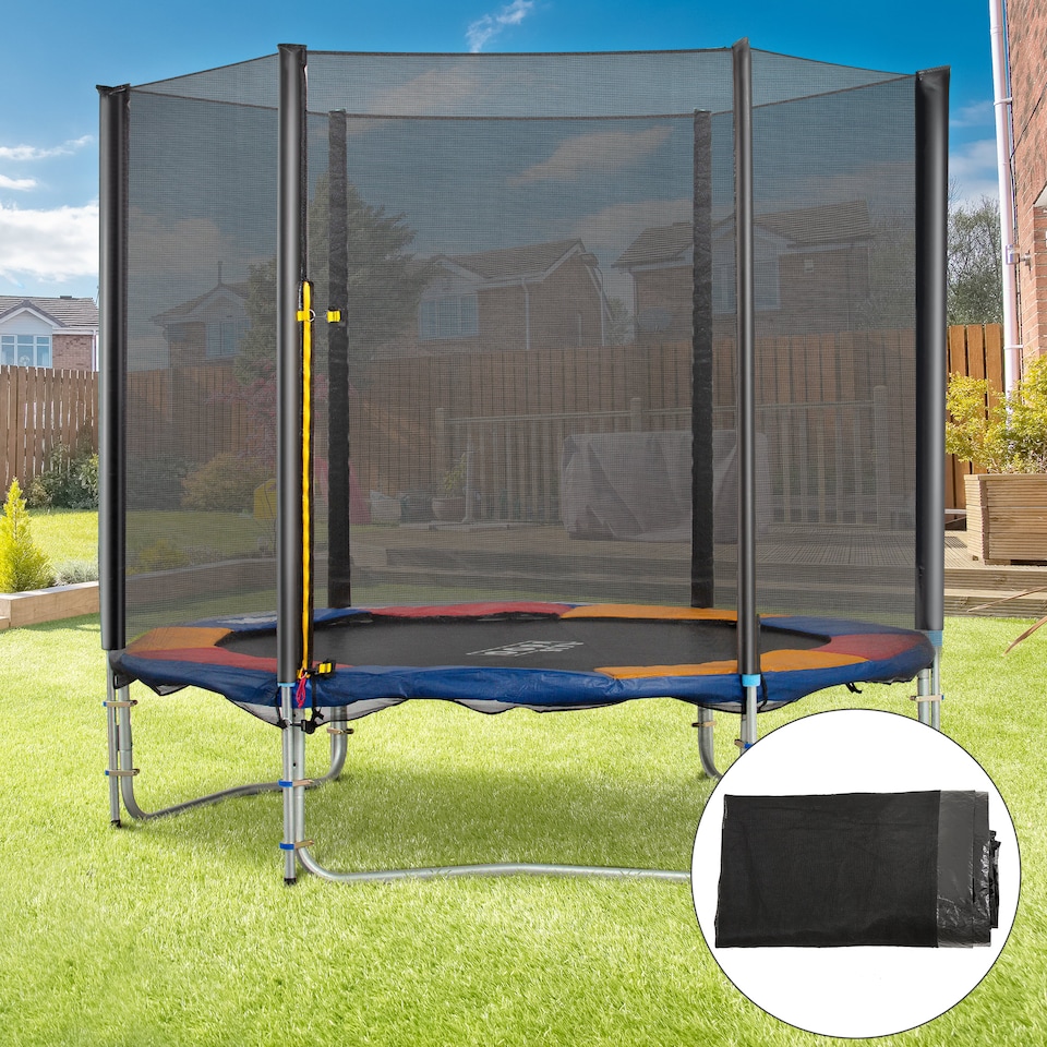 image 1 of HOMCOM 10FT Replacement Safety Trampoline Net Enclosure Surround Outdoor Sports
