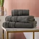 image 1 of Cosmo Living Supersoft Towels 100% BCI Cotton Grey | Charcoal | Bath sheet
