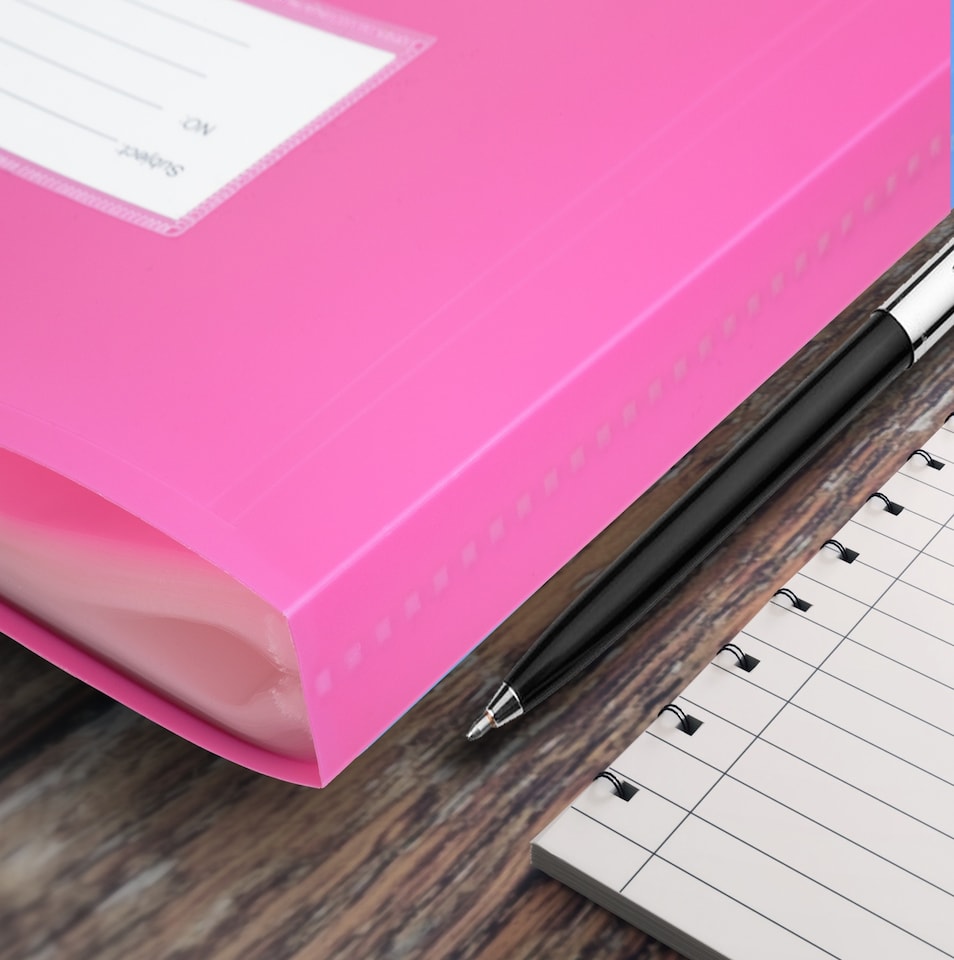 image 1 of ARPAN A4 Display Book Folder for School, Filing, Storage, Interviews, CVS & Presentations, Flexible Cover, A4 Display Folder with 104 Pockets 208 Sides