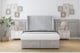 image 1 of Sloomy Camden Silver Naples Ottoman Bed With Mattress With 54" Wingback Headboard 2'6 Small Single