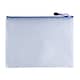 image 1 of Pack of 12 A5 Blue PVC Mesh Zip Bags