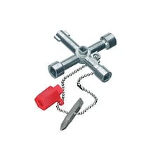 Knipex Standard 7 Way Cabinet Control Key - Multi Colour - One Size