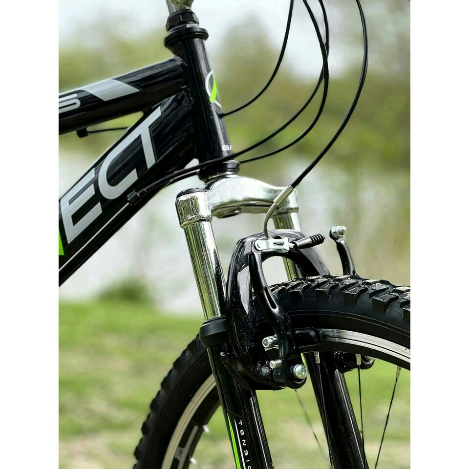 image 1 of Basis Connect Hardtail Mountain Bike, 26" Wheel - Black/Green