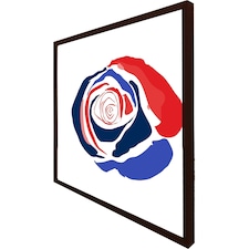 Red & blue rose (Picutre Frame) Brown | XS