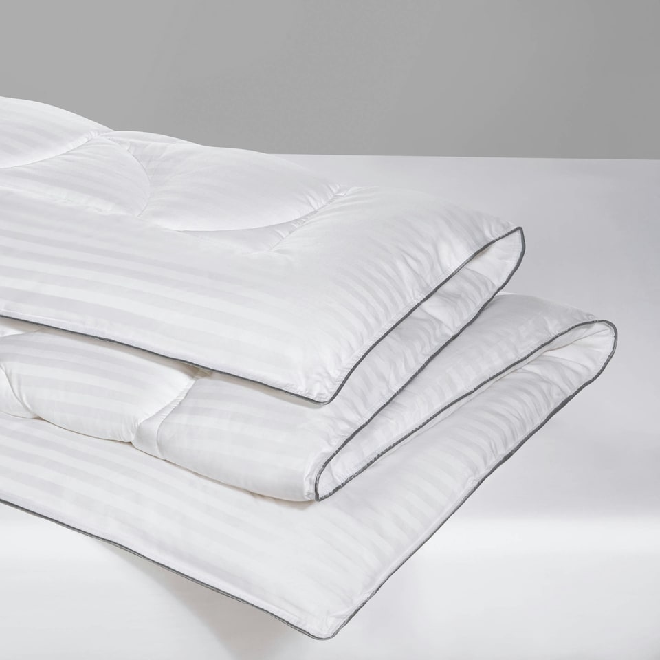 image 1 of BHS Home Collection 13.5 Tog Feels Like Down Duvet Collection | White | White | 1