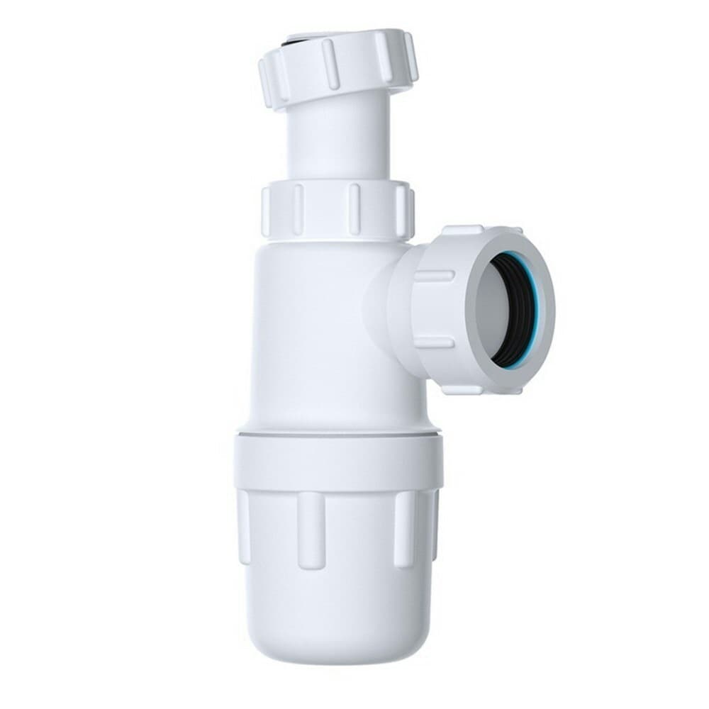 Viva Waste Bottle Trap - White - 32mm