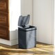 image 2 of HOMCOM 15L Sensor Bin, Automatic Touchless Kitchen Bin with Dual-Mode Opening, Easy Clean, Battery Operated for Home Office, Bedroom, Bathroom, Grey | Grey | Grey