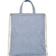 image 1 of Pheebs Polycotton Drawstring Bag - Heather Blue - One Size