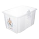 image 2 of Keeeper Bambi Turn Around Stackable Box with Lid 45 Litre Transparent