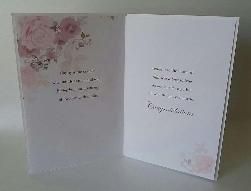 image 1 of To The Happy Couple Wedding Greetings Card