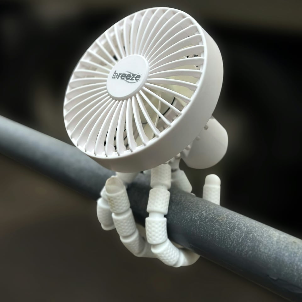 image 1 of Breeze DF2010 Rechargeable Mini Tripod Fan