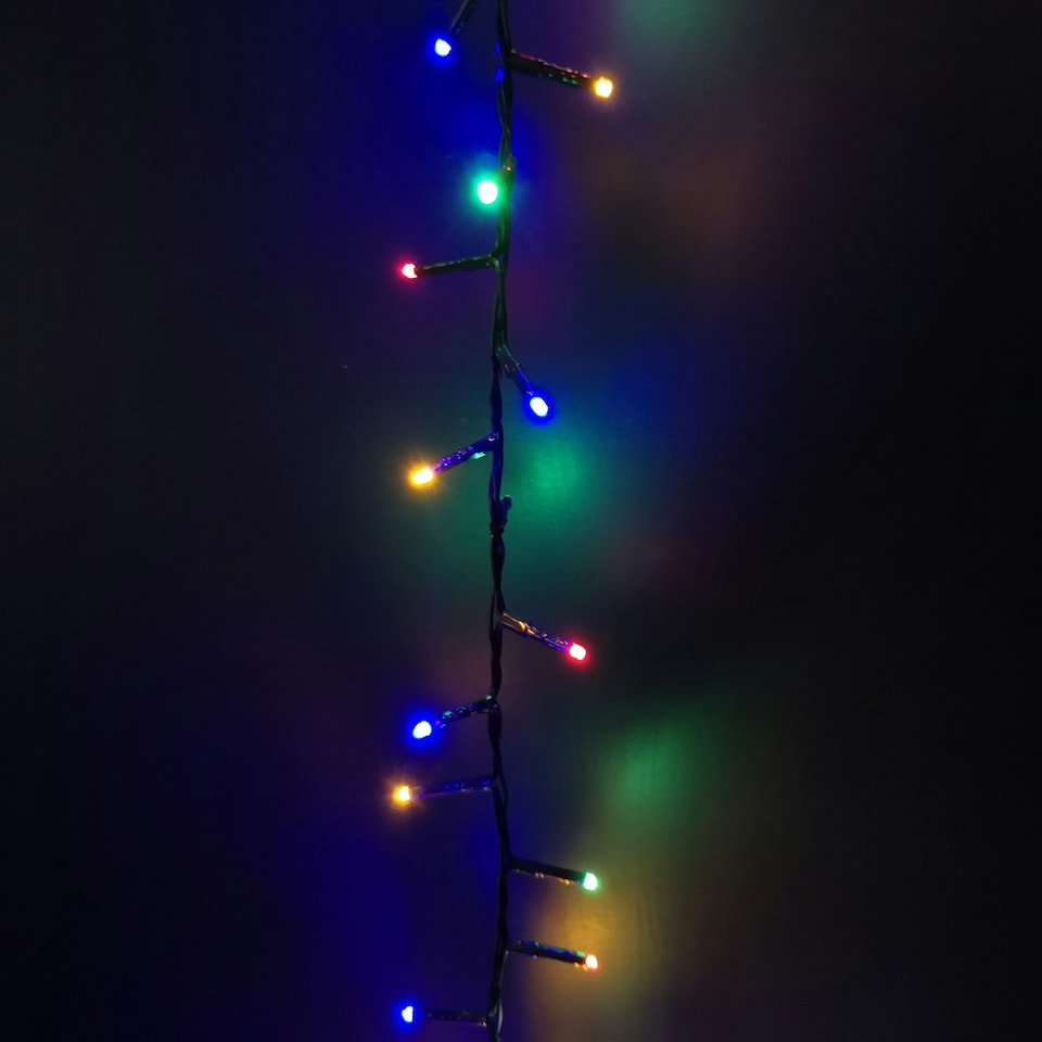 image 1 of 6m Treebrights Christmas Lights with 240 LEDs in Multi-Coloured with Timer