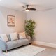 image 2 of ValueLights Black 36 Inch Ceiling Fan Integrated LED & Remote
