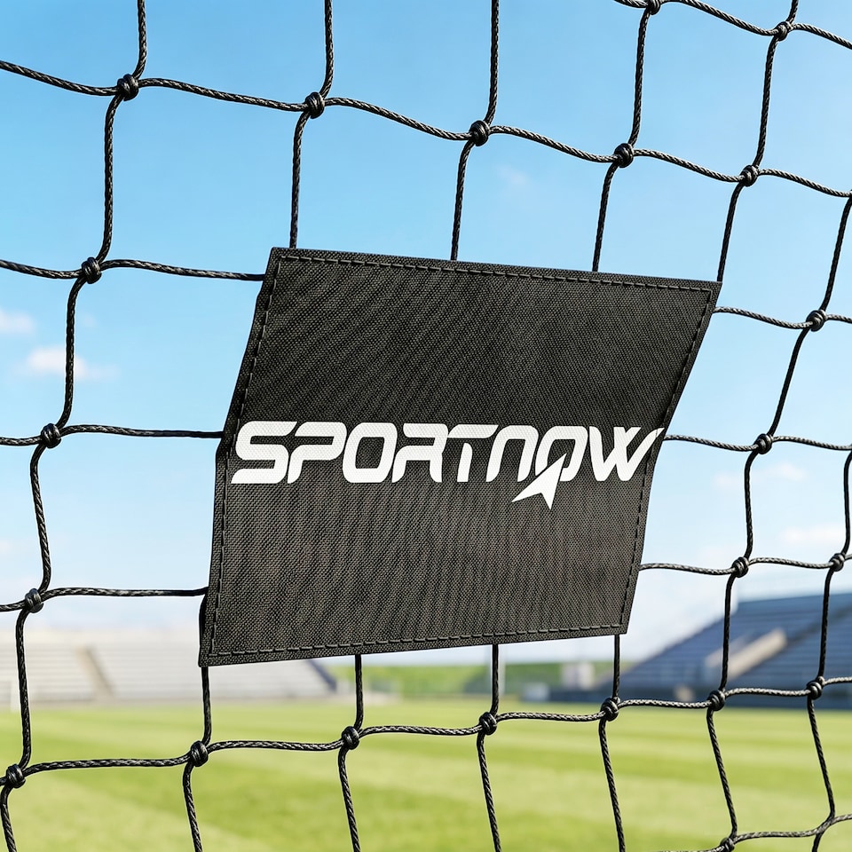 image 1 of SPORTNOW Football Goal, 10 x 6.5ft Football Net with EPE Padding, Yellow