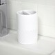 image 1 of Showerdrape Chantilly White Toothbrush Holder