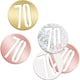 image 1 of Birthday Rose Gold Glitz Number 70 Confetti 5oz