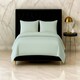 image 2 of Microfibre Soft Touch Duvet Cover And Pillowcase/s Set Bed Linen Blue | Duck Egg Blue | Double