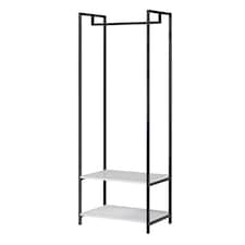 Scala Open Wardrobe with 2 Shelves White