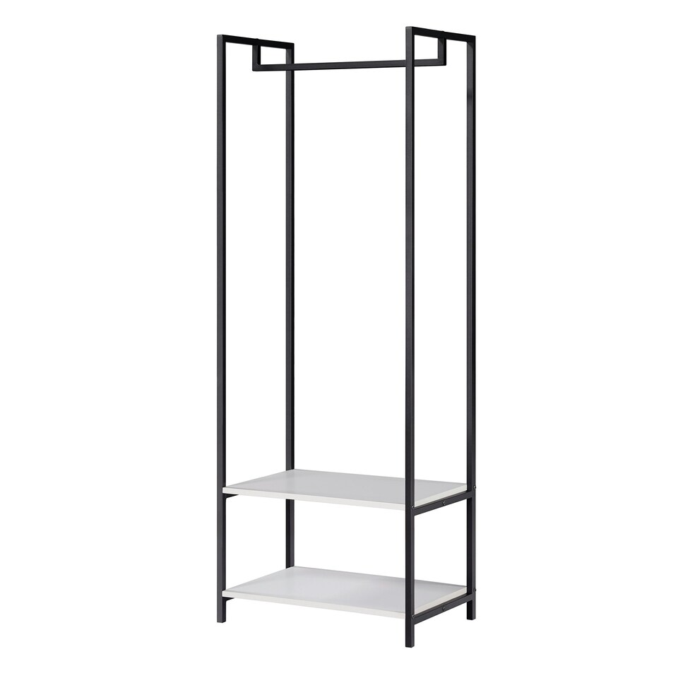 image 1 of Scala Open Wardrobe with 2 Shelves White