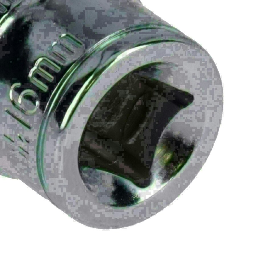 image 1 of 3/8" Drive Shallow Metric MM Sockets 6 Sided Single Hex 8mm - 24mm 17pc