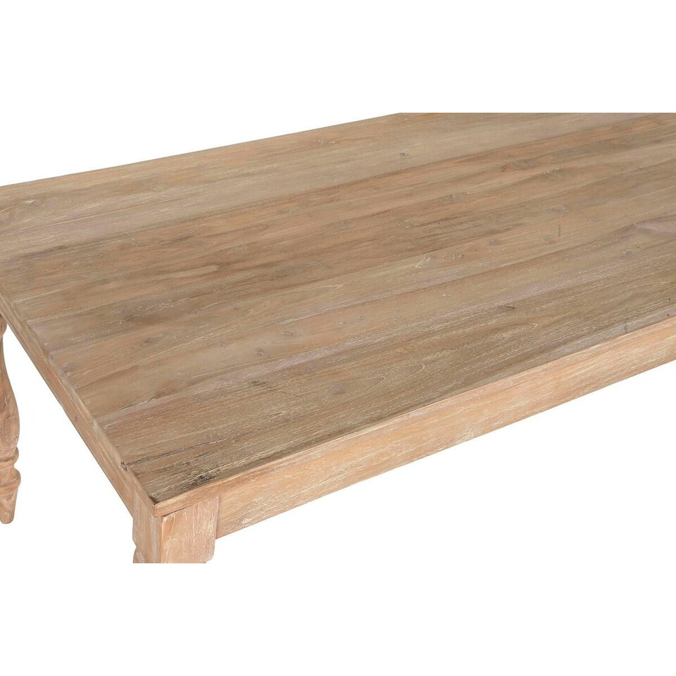 image 1 of Dining Table Home ESPRIT White Teak 195 X 97 X 77 cm N/A