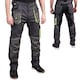 image 3 of UK28 Artmas Stretch Slim Mens Work Trousers with Durable Stretch Fabric Knee Pads and Reflective Details