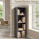 image 4 of Vida Designs Oxford 4 Tier Cube Bookcase Display Storage, Grey