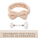 image 3 of Sensio LED Mirror & Jade Roller Gift Set Cream