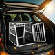 image 10 of Dog Crate - aluminium, angled back wall, lockable, 66 x 90 x 69.5 cm