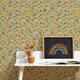 image 3 of Ditsy Gardenia Wallpaper in Lemon Multi