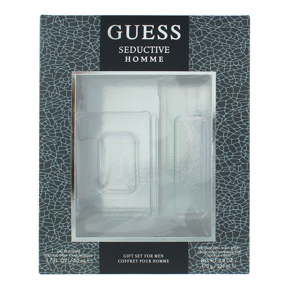 image 1 of Guess Seductive Homme Eau de Toilette 50ml + Body Spray 226ml Gift Set
