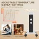 image 4 of HOMCOM 2000W Panel Heater, Electric Space Heater for Home, White