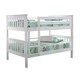 image 1 of Oslo White Quadruple Sleeper Bunk Bed And Noah Memory Foam Mattresses