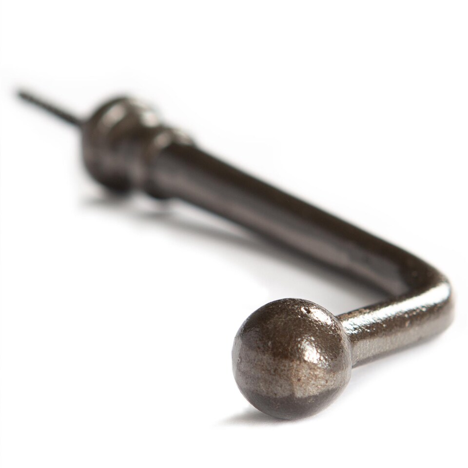 image 1 of Hammer & Tongs Flat Top Screw Hook - W20mm x H60mm - Raw