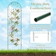 image 6 of COSTWAY 4 Pack Garden Trellis Galvanized Steel Fence Barrier