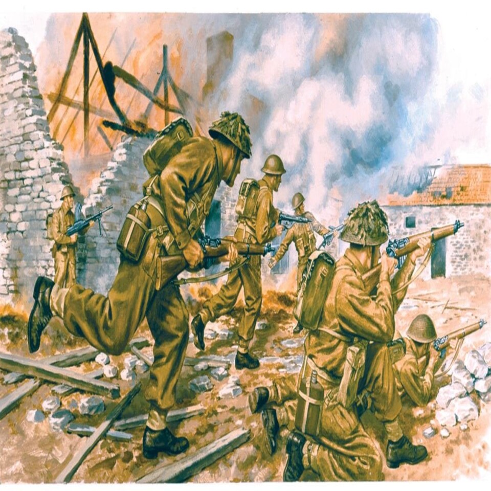 image 1 of Airfix Vintage Classics British WWII Infantry (1:32 Scale)