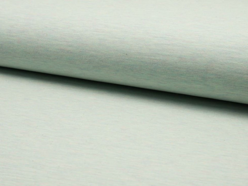 Green Melange Fleece Back Sweatshirt Stretch Knit Fabric for Dressmaking, 145cm / 57" Wide - per metre