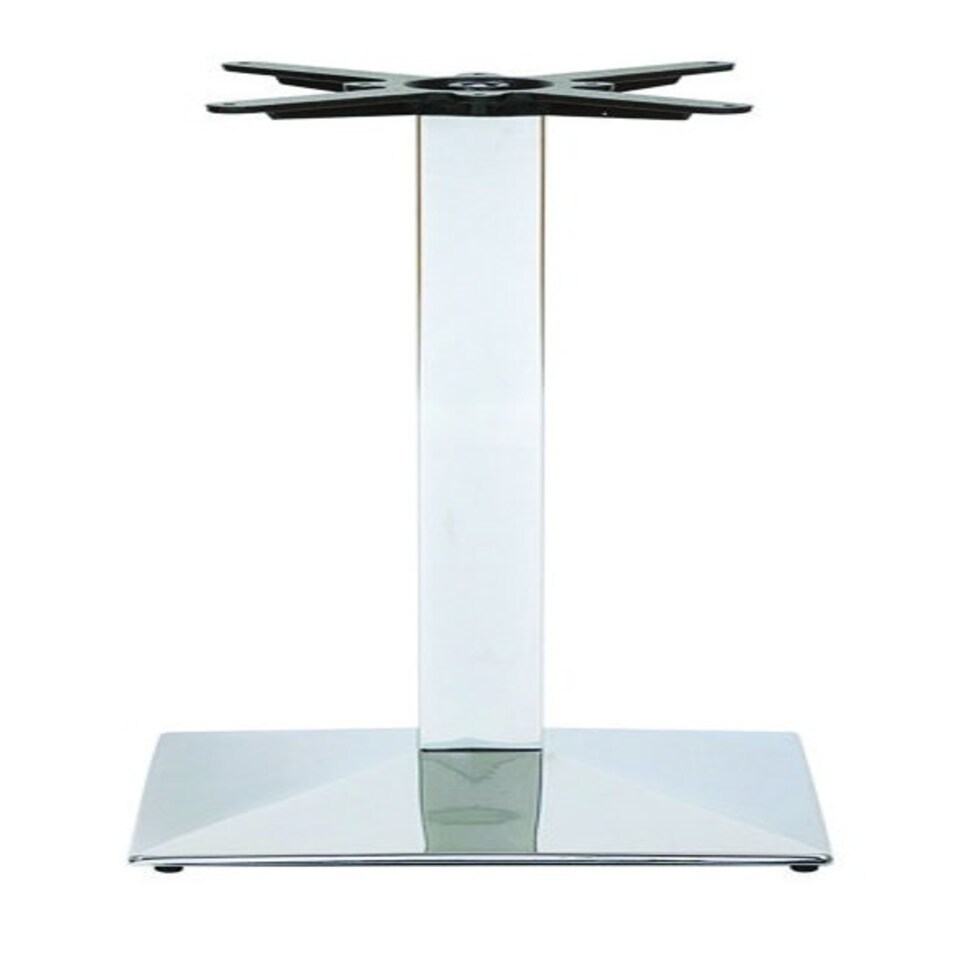Nuton Square Base Table Base Silver