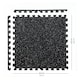 image 3 of 14mm Interlocking Rubber Topped EVA Foam Floor Mats - 62cm x 62cm Black | Pack of 16