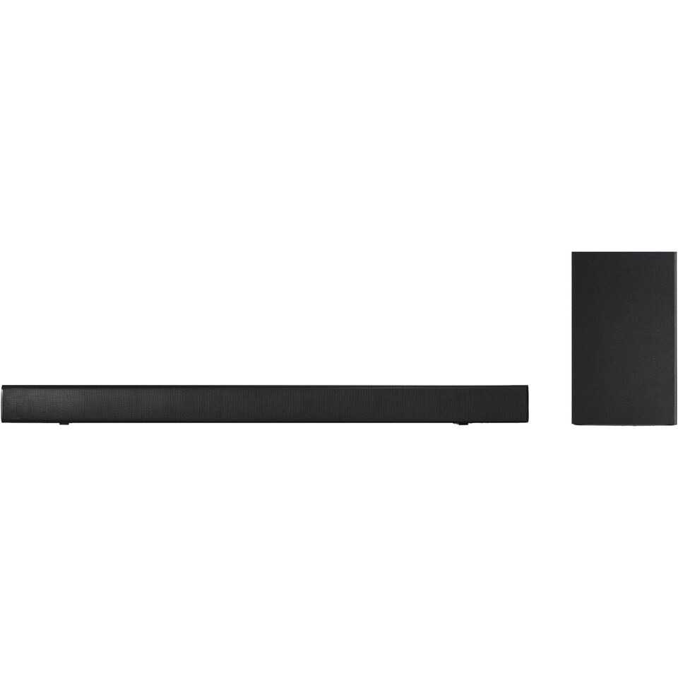 image 1 of Panasonic SC-HTB150EBK Black Slim 2.1 Wireless Compact Soundbar with Wireless Subwoofer