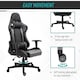 image 6 of Vinsetto High Back Racing Gaming Chair Reclining Computer Chair w/ Head Pillow