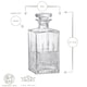 image 2 of Bormioli Rocco 7 Piece Bartender Novecento Whisky Decanter & Glasses Set Clear