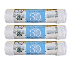 TidyZ Scented Tie Handle Bin Liners 15L 30 Pack - Fresh Linen