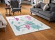 image 2 of Palm & Flamingo Designer Rug | Multi