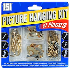 Picture Hanging Kit 87 Pieces