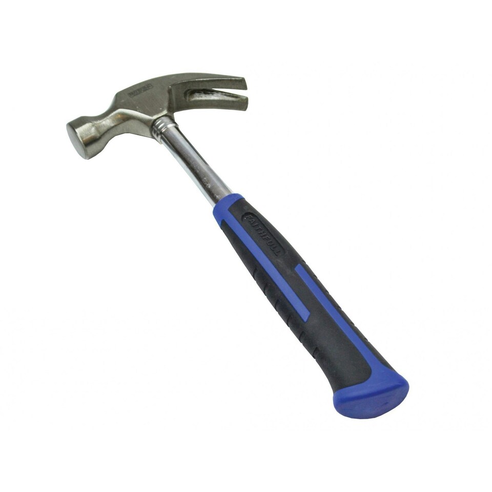 Faithfull Claw Hammer, Steel Shaft - Multi Colour - 227g (8oz)