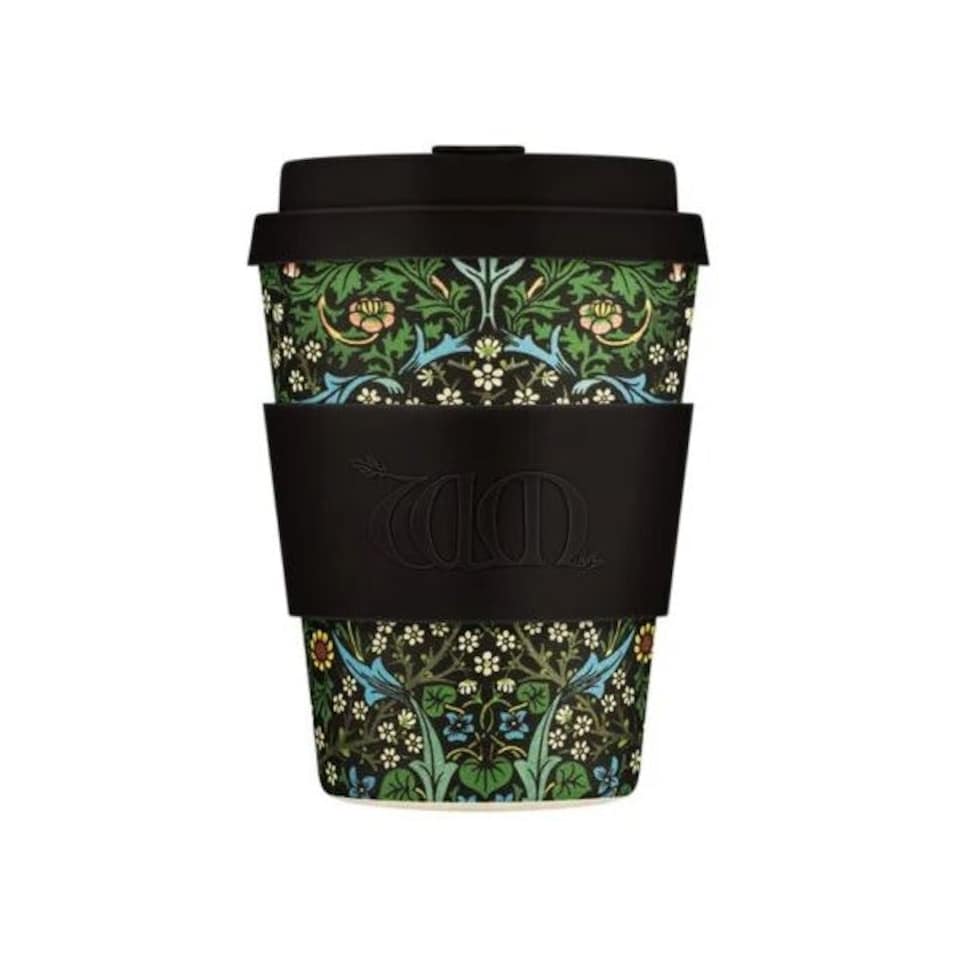 image 1 of 12oz 350ml William Morris Reusable Eco-Friendly 100% Plant Based Coffee Cup - Melamine Free, Dishwasher/Microwave Safe Travel Mug N/A | Blackthorn