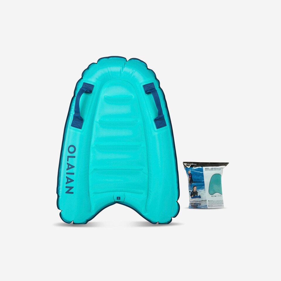 image 1 of Decathlon Kid's inflatable bodyboard for 4-8 year-olds (15-25 kg) - blue