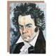 image 1 of Greeting Card Beethoven Classical Music Composer Portrait Birthday